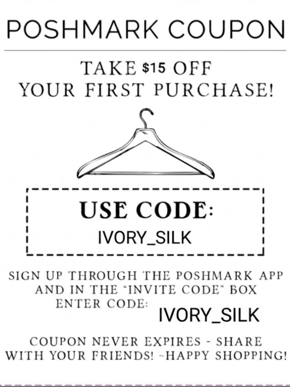 Ivory Silk Women's Accessories Promo Card